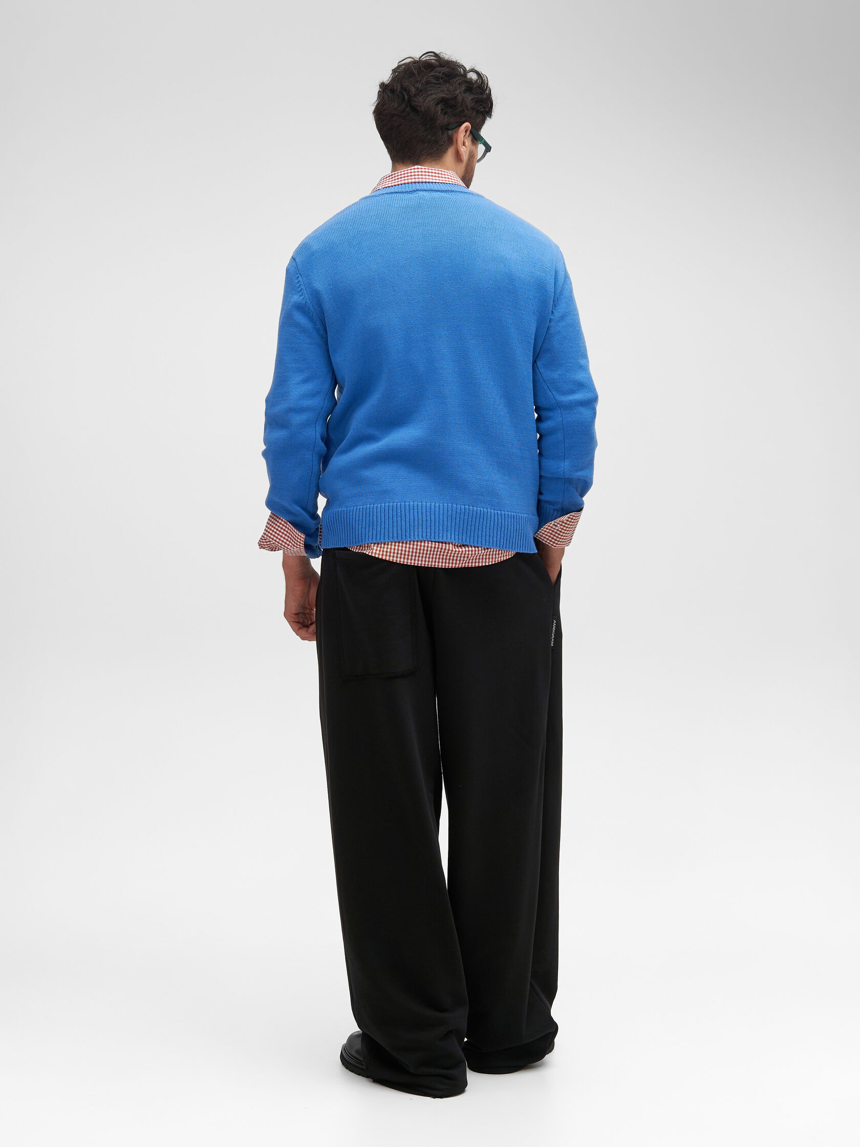 Брюки «С карманом». Чёрный — фото 3