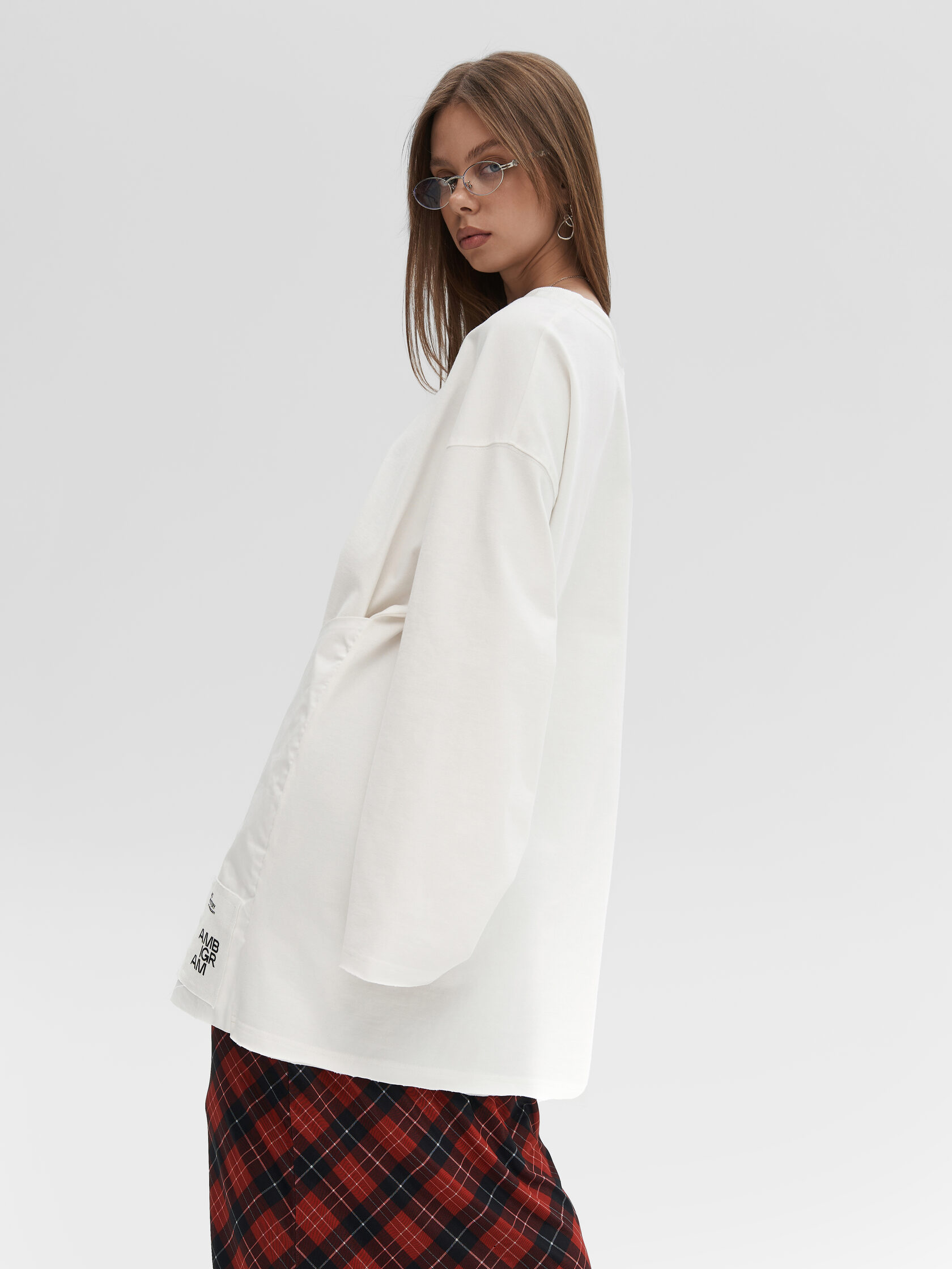 Лонгслив «Корея». Молочный — фото 4