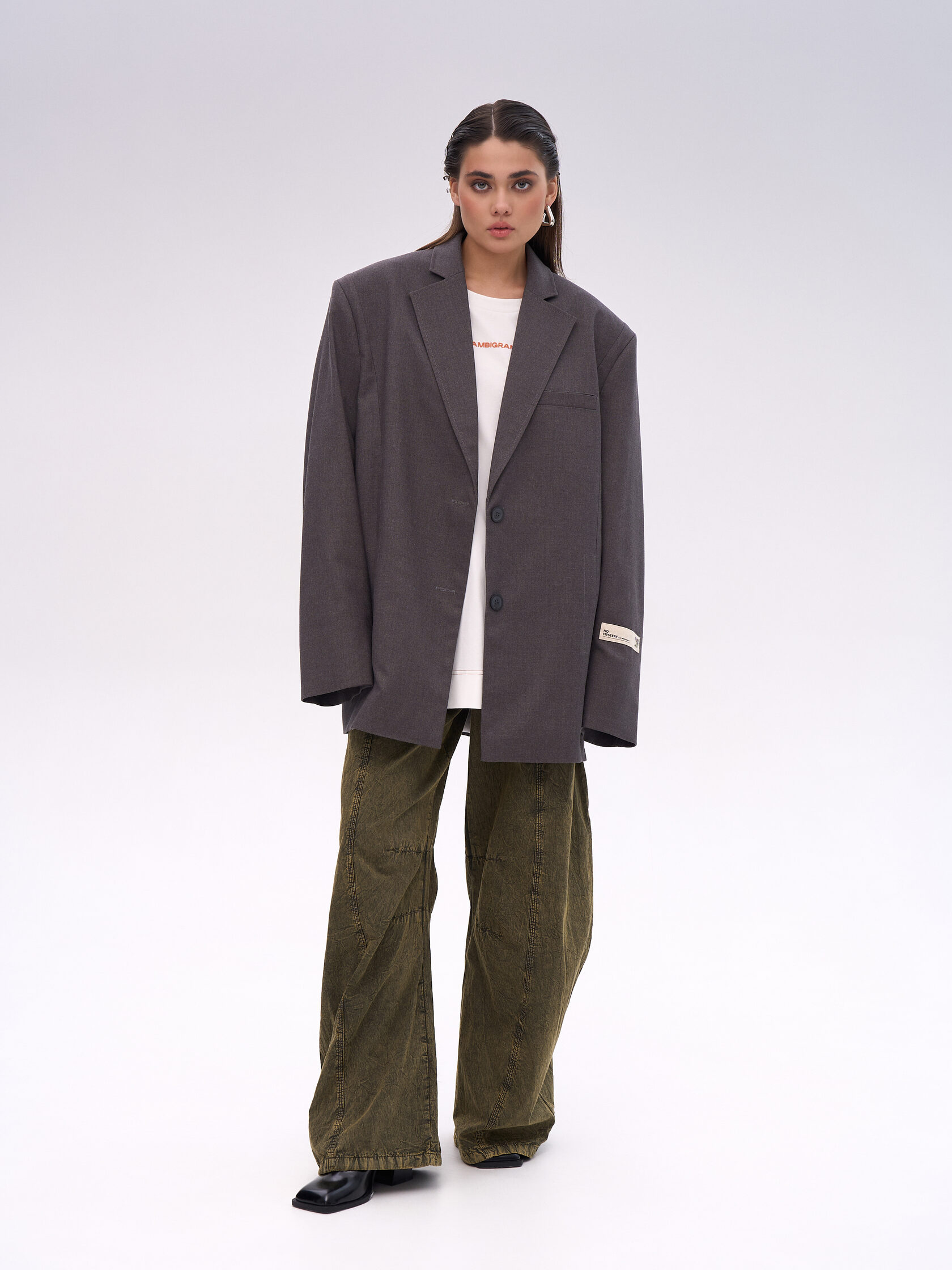 Пиджак «Базовый». Серый -- 2