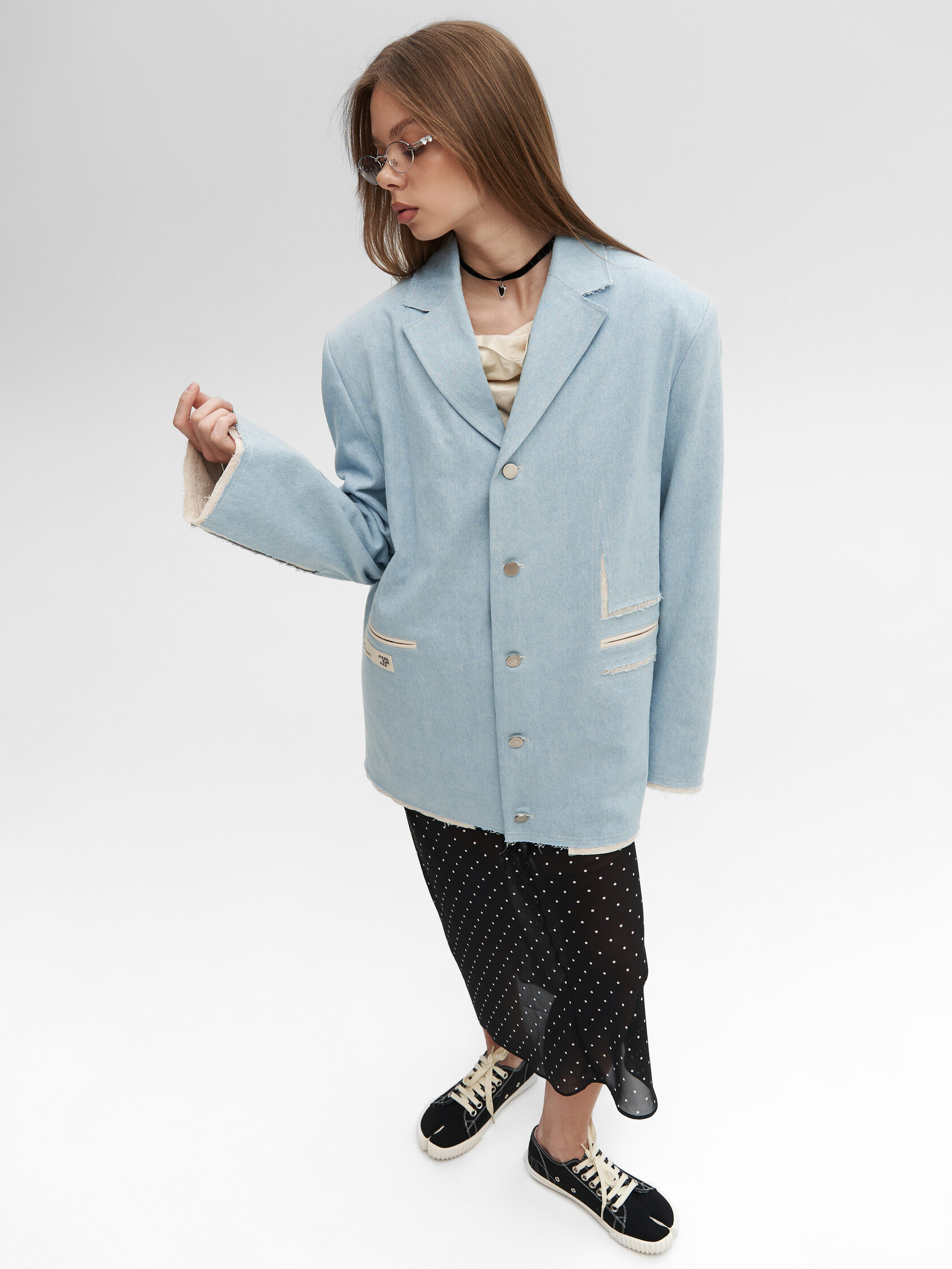 Пиджак «Джинсовый». Голубой
