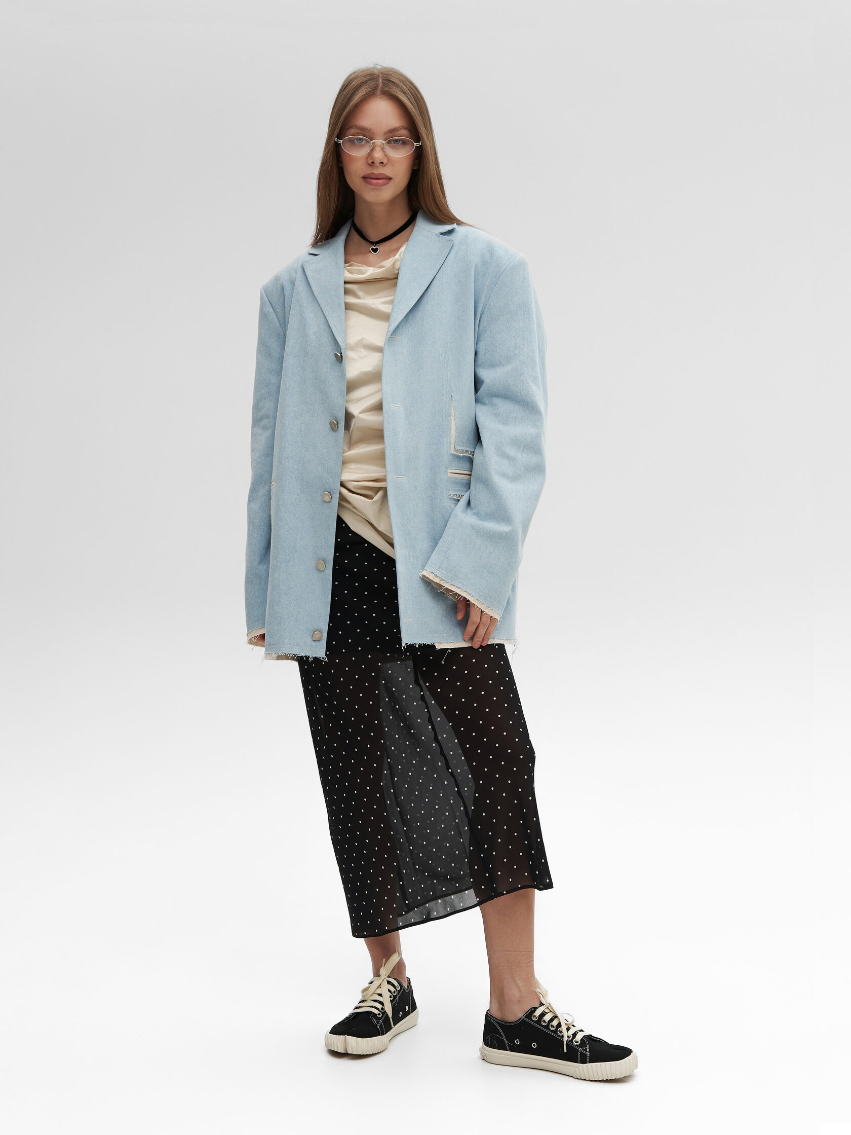 Пиджак «Джинсовый». Голубой -- 2