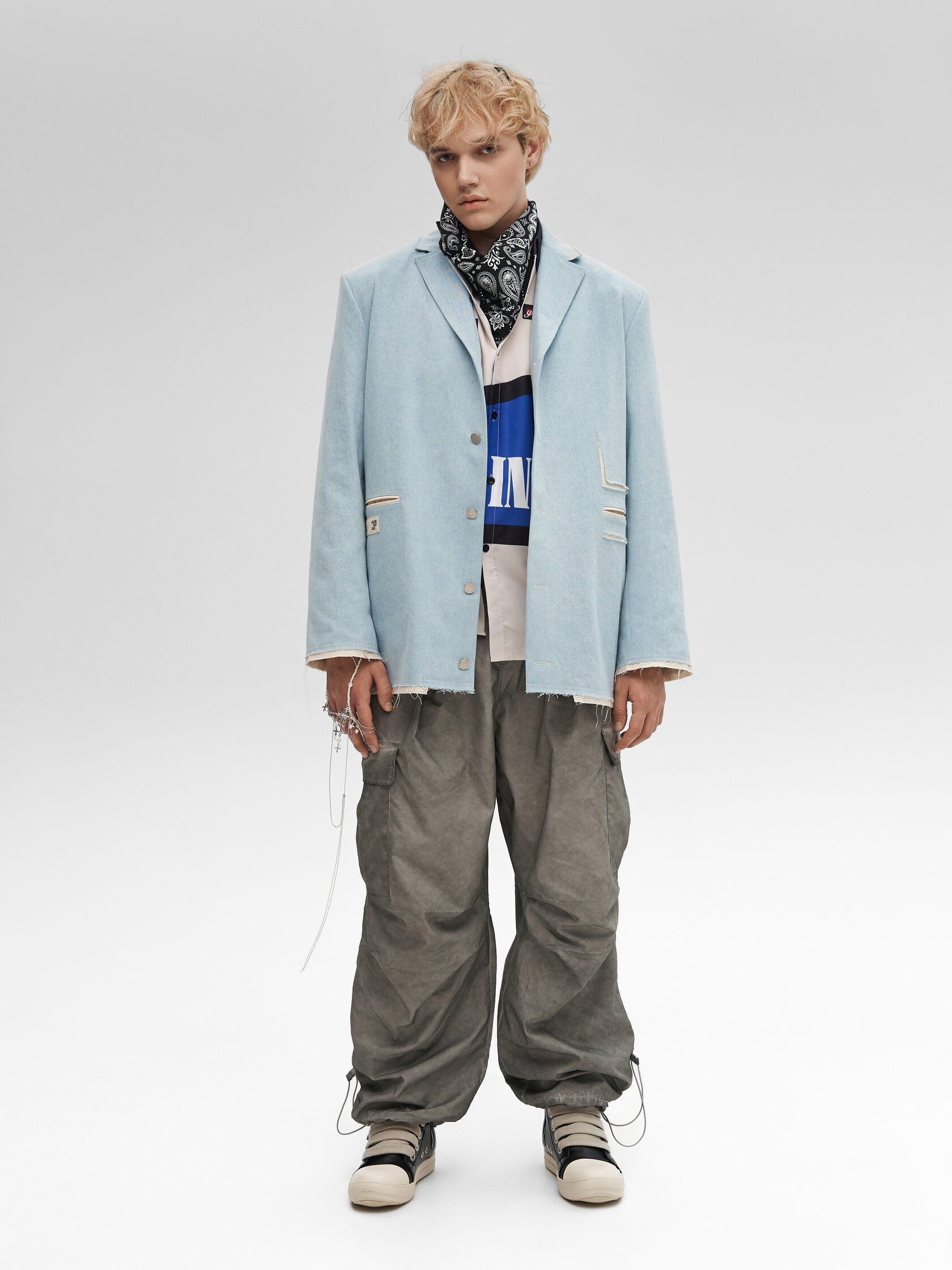 Пиджак «Джинсовый». Голубой — фото 4