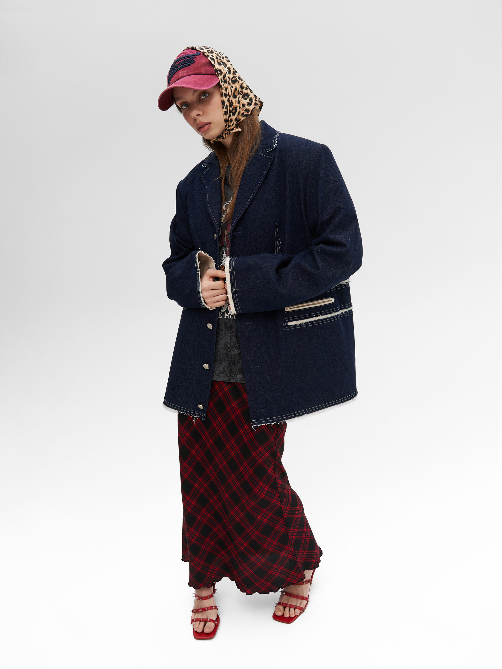 Пиджак «Джинсовый». Тёмно-синий