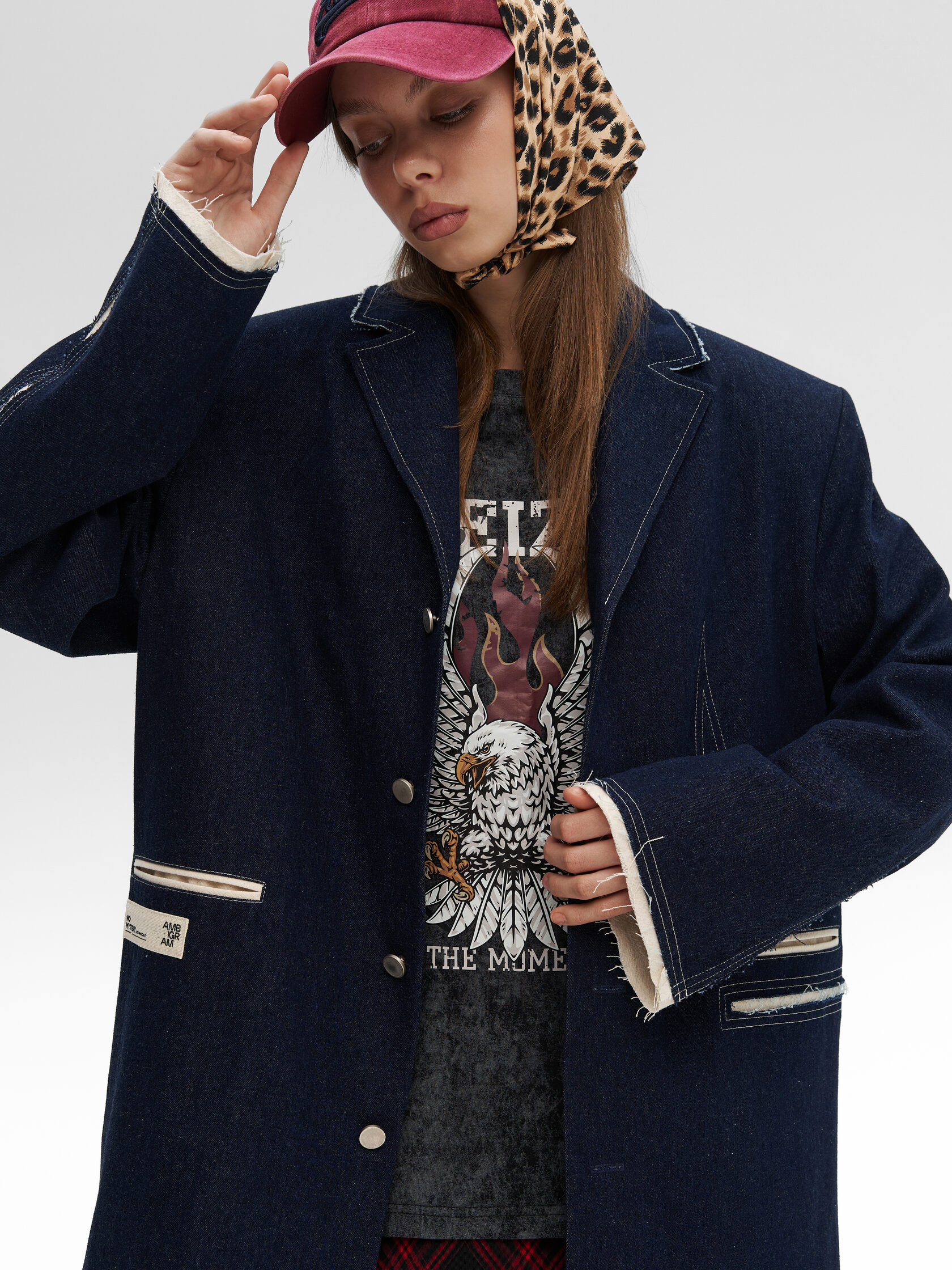 Пиджак «Джинсовый». Тёмно-синий — фото 3